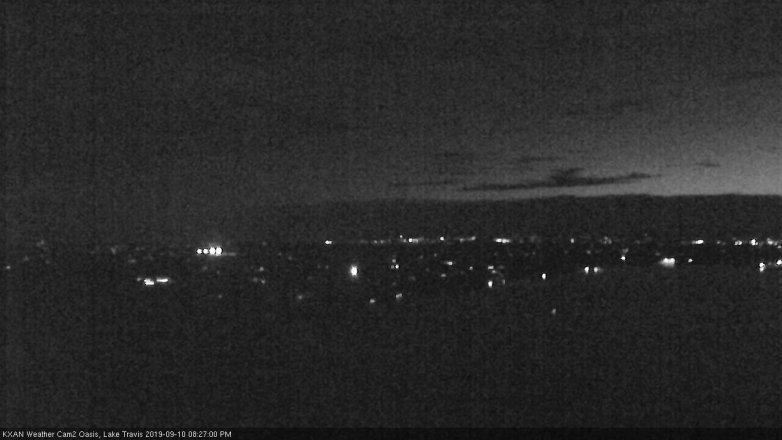 Lake Travis webcam, September 10, 2019 7:30 PM CT