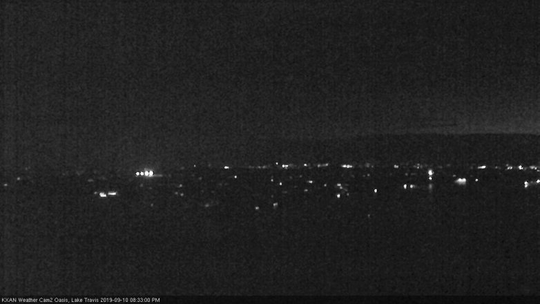 Lake Travis webcam, September 10, 2019 7:35 PM CT