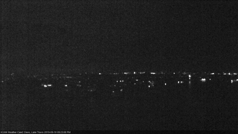 Lake Travis webcam, September 10, 2019 8:25 PM CT