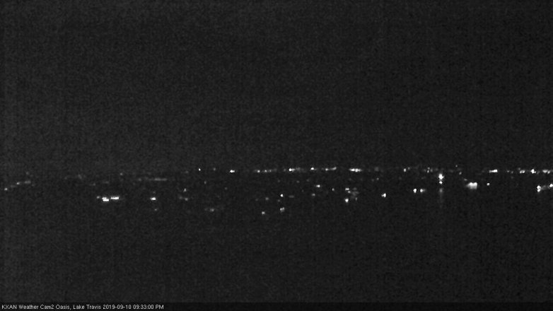 Lake Travis webcam, September 10, 2019 8:35 PM CT