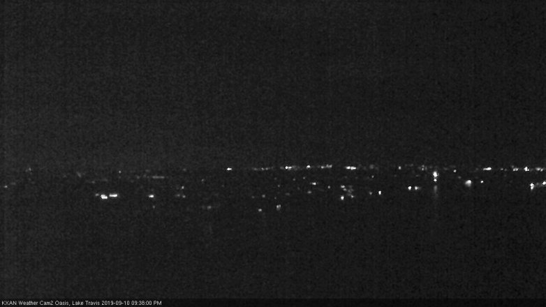Lake Travis webcam, September 10, 2019 8:40 PM CT