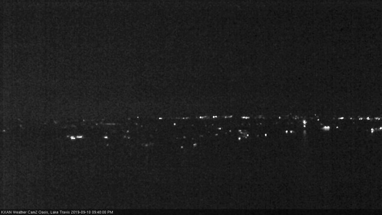 Lake Travis webcam, September 10, 2019 8:50 PM CT