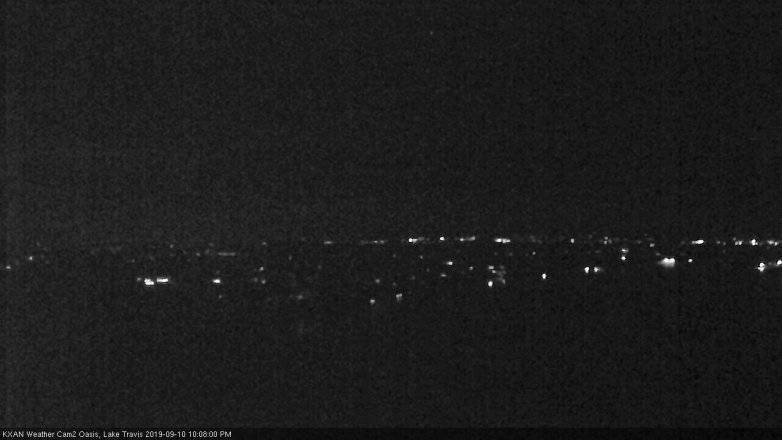 Lake Travis webcam, September 10, 2019 9:10 PM CT