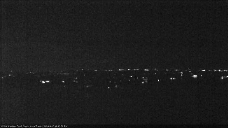 Lake Travis webcam, September 10, 2019 9:15 PM CT