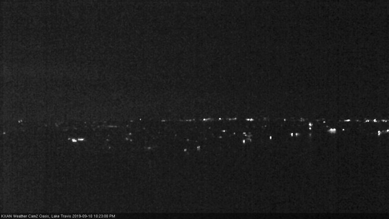 Lake Travis webcam, September 10, 2019 9:25 PM CT