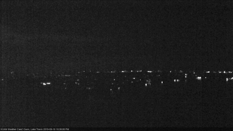 Lake Travis webcam, September 10, 2019 9:40 PM CT