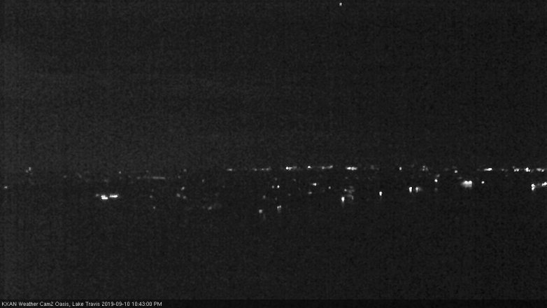 Lake Travis webcam, September 10, 2019 9:45 PM CT