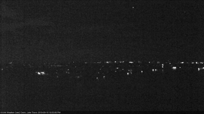Lake Travis webcam, September 10, 2019 9:55 PM CT