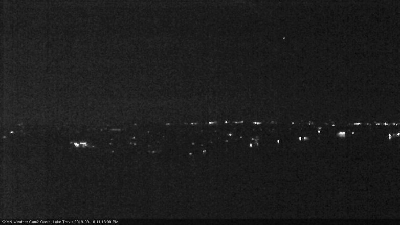 Lake Travis webcam, September 10, 2019 10:15 PM CT