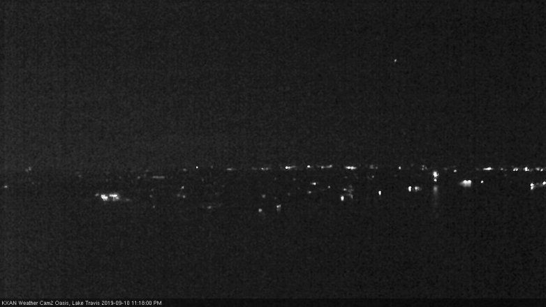 Lake Travis webcam, September 10, 2019 10:20 PM CT
