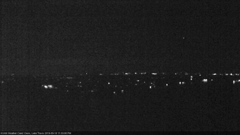 Lake Travis webcam, September 10, 2019 10:35 PM CT