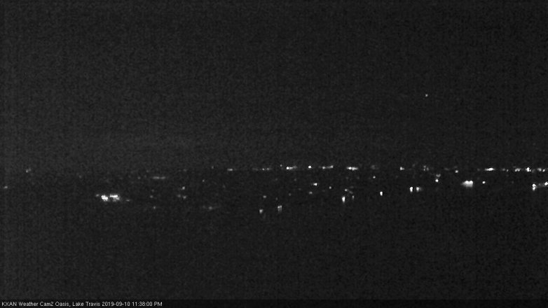 Lake Travis webcam, September 10, 2019 10:40 PM CT