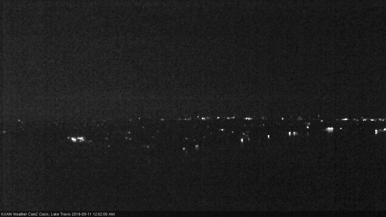 Lake Travis webcam, September 10, 2019 11:05 PM CT