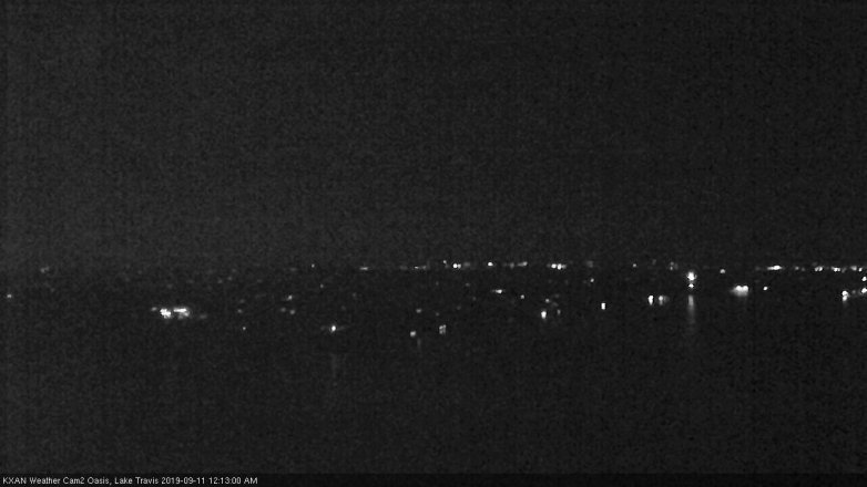 Lake Travis webcam, September 10, 2019 11:15 PM CT