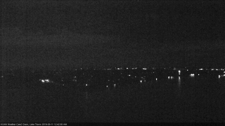 Lake Travis webcam, September 10, 2019 11:45 PM CT