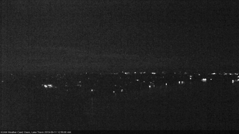 Lake Travis webcam, September 10, 2019 12:00 AM CT