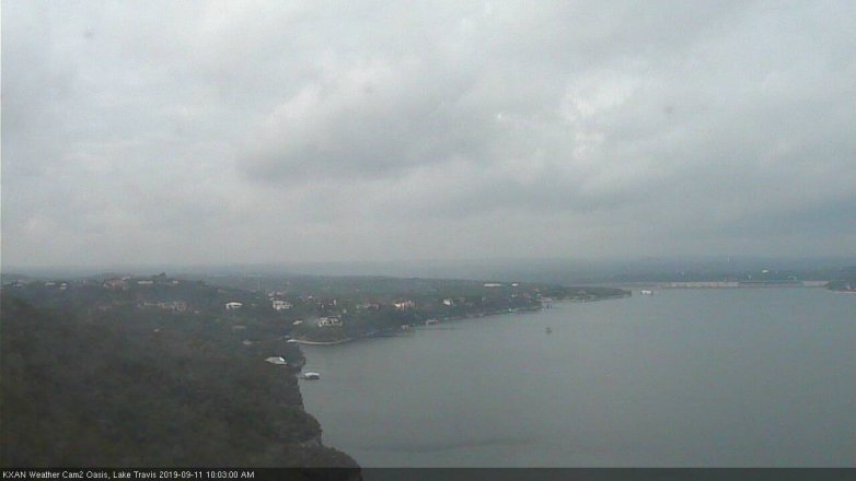 Lake Travis webcam, September 11, 2019 9:05 AM CT