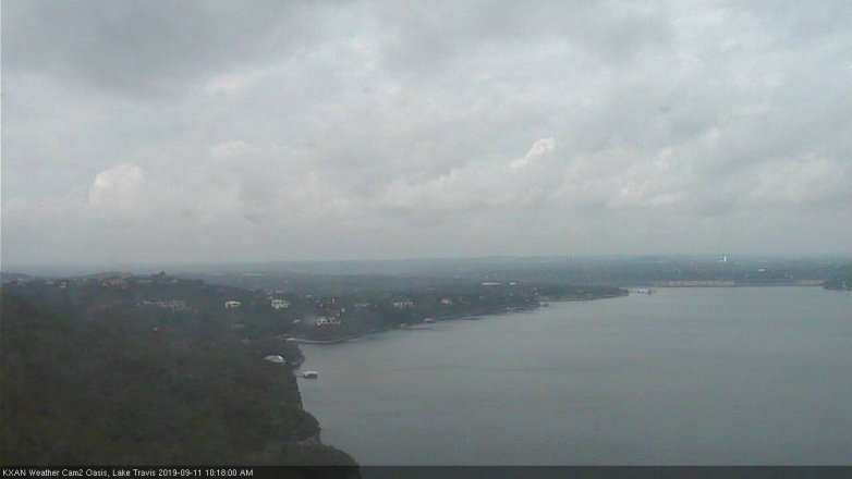 Lake Travis webcam, September 11, 2019 9:20 AM CT