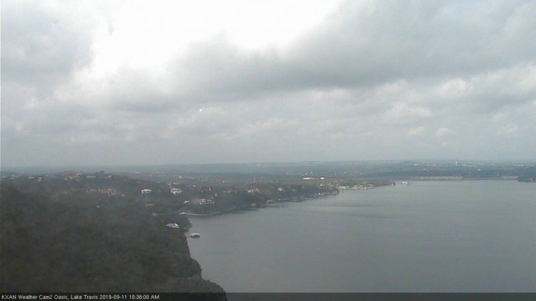 Lake Travis webcam, September 11, 2019 9:40 AM CT