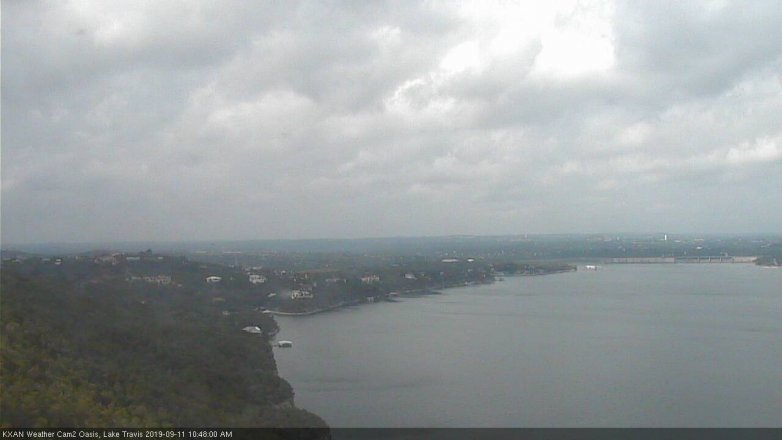 Lake Travis webcam, September 11, 2019 9:50 AM CT