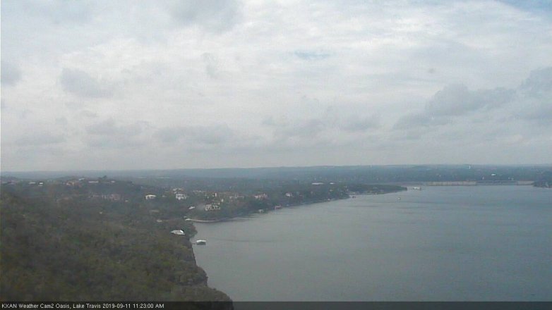 Lake Travis webcam, September 11, 2019 10:25 AM CT