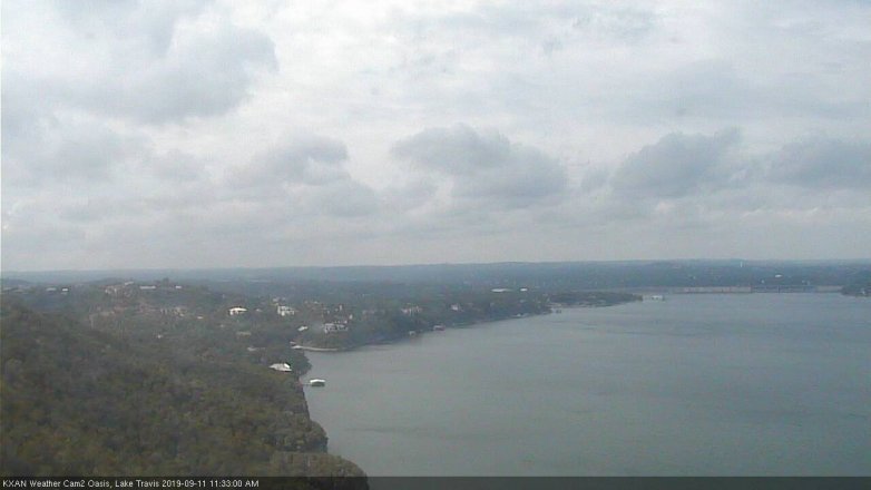Lake Travis webcam, September 11, 2019 10:35 AM CT
