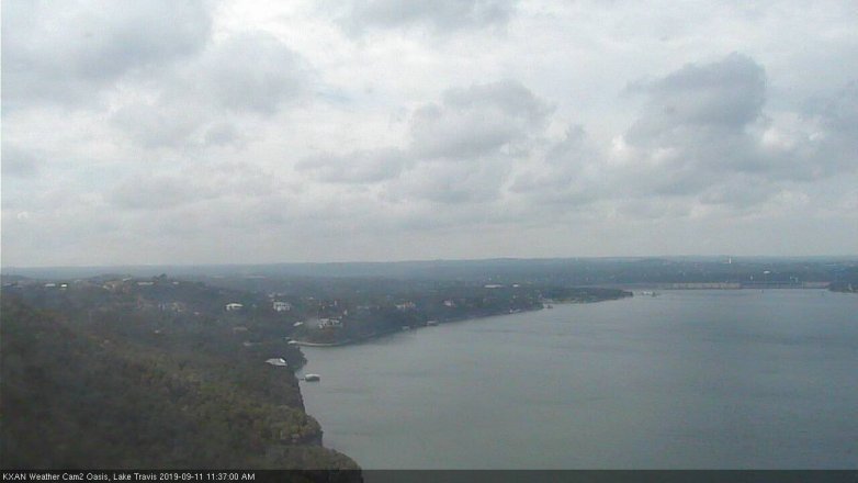 Lake Travis webcam, September 11, 2019 10:40 AM CT
