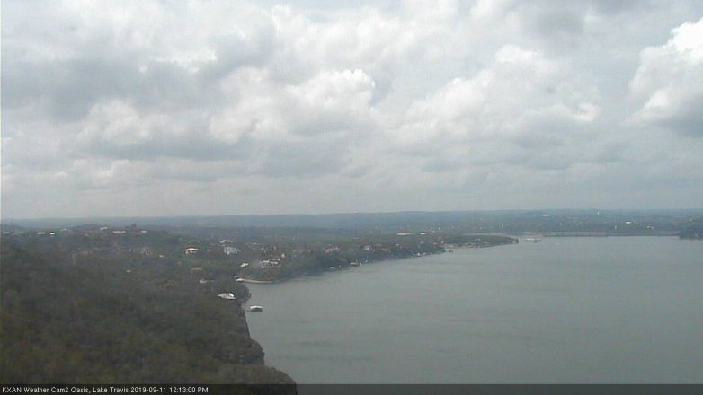 Lake Travis webcam, September 11, 2019 11:15 AM CT