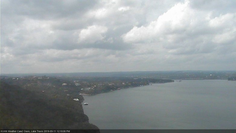 Lake Travis webcam, September 11, 2019 11:20 AM CT