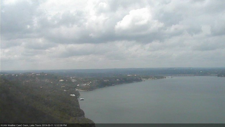 Lake Travis webcam, September 11, 2019 11:25 AM CT