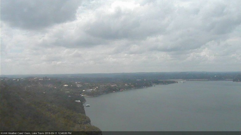 Lake Travis webcam, September 11, 2019 11:50 AM CT