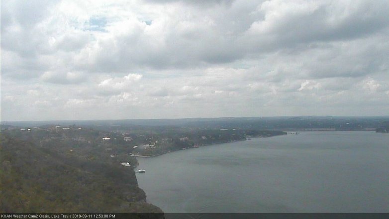Lake Travis webcam, September 11, 2019 11:55 AM CT