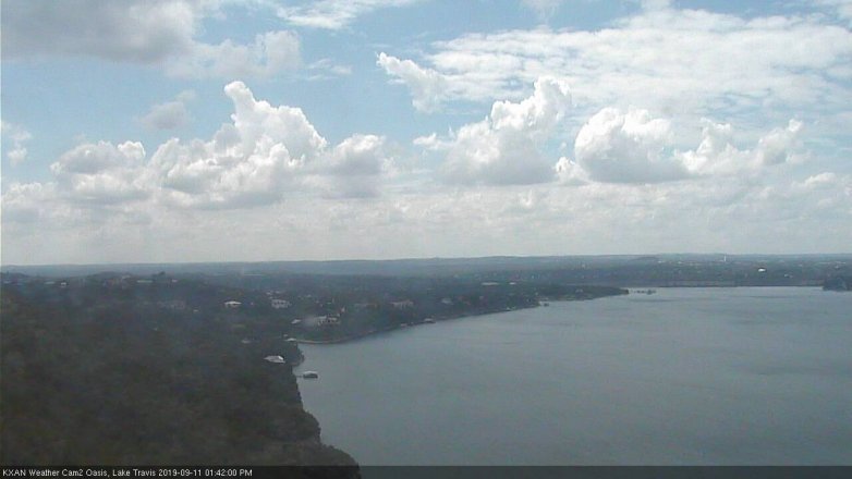 Lake Travis webcam, September 11, 2019 12:45 PM CT