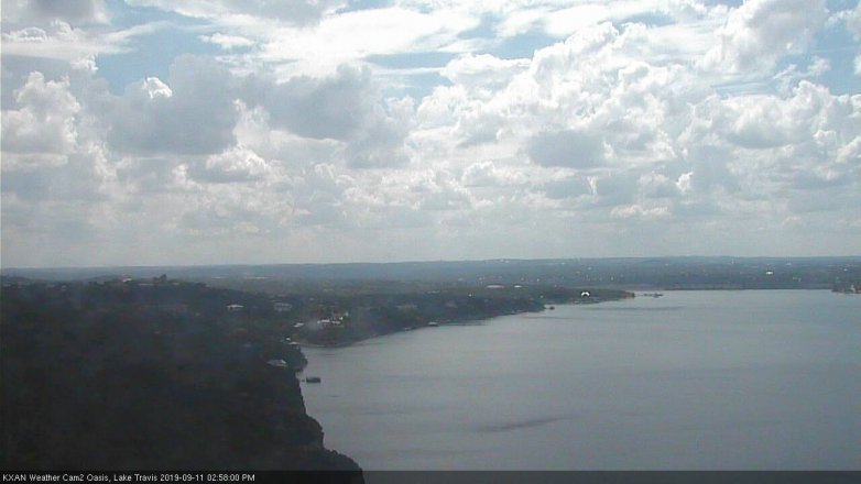 Lake Travis webcam, September 11, 2019 2:00 PM CT