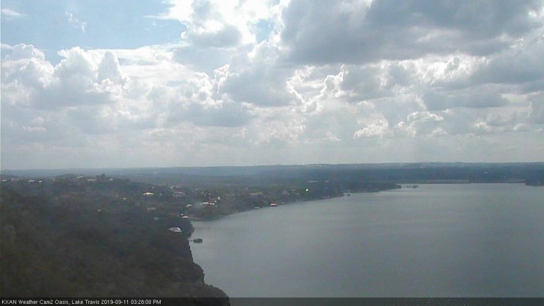 Lake Travis webcam, September 11, 2019 2:30 PM CT