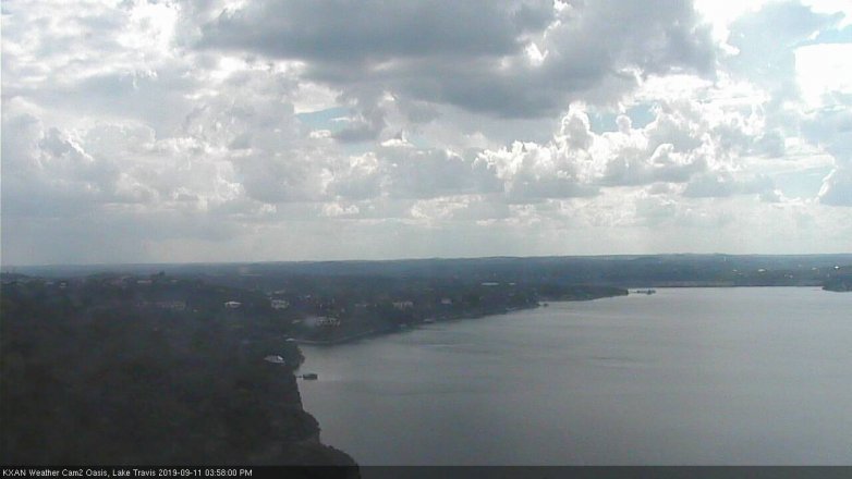 Lake Travis webcam, September 11, 2019 3:00 PM CT