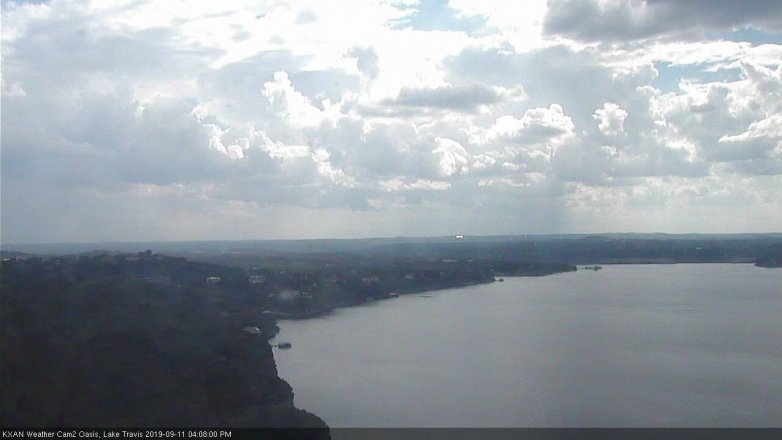 Lake Travis webcam, September 11, 2019 3:10 PM CT