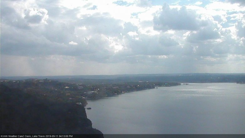 Lake Travis webcam, September 11, 2019 3:15 PM CT