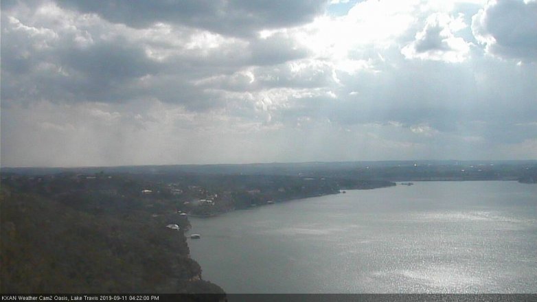 Lake Travis webcam, September 11, 2019 3:25 PM CT