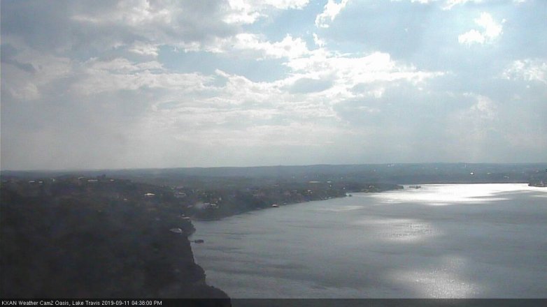 Lake Travis webcam, September 11, 2019 3:40 PM CT