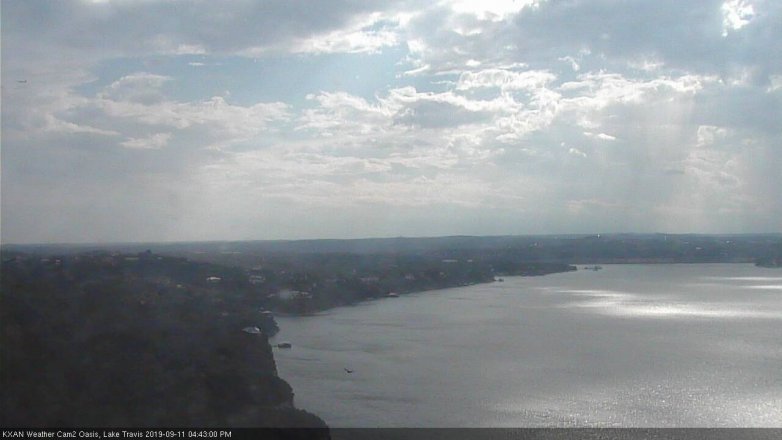 Lake Travis webcam, September 11, 2019 3:45 PM CT