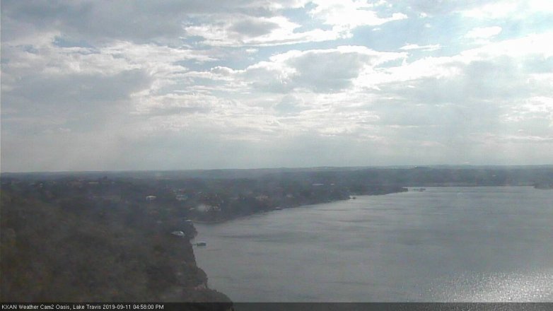 Lake Travis webcam, September 11, 2019 4:00 PM CT