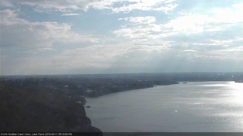 Lake Travis webcam, September 11, 2019 4:20 PM CT