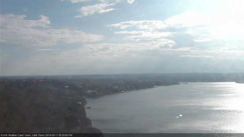 Lake Travis webcam, September 11, 2019 4:30 PM CT