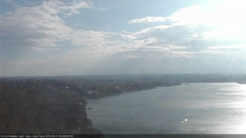 Lake Travis webcam, September 11, 2019 4:40 PM CT