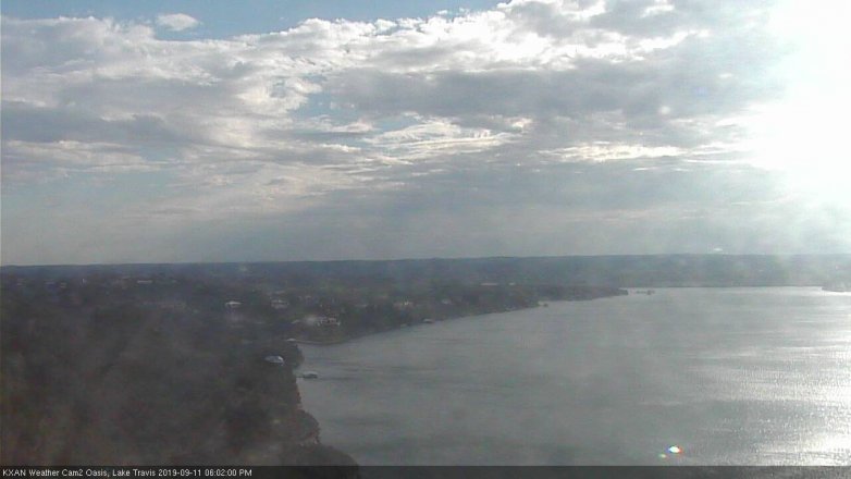 Lake Travis webcam, September 11, 2019 5:05 PM CT