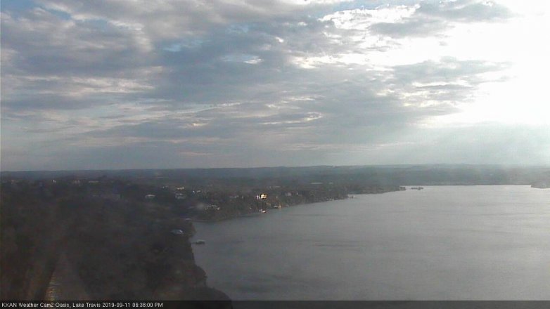 Lake Travis webcam, September 11, 2019 5:40 PM CT