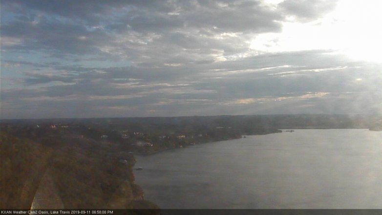 Lake Travis webcam, September 11, 2019 6:00 PM CT