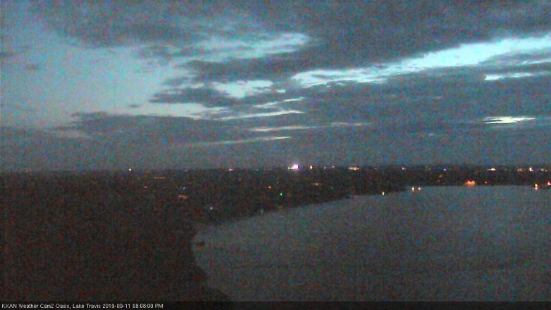 Lake Travis webcam, September 11, 2019 7:10 PM CT