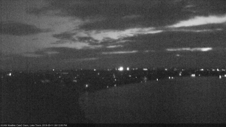 Lake Travis webcam, September 11, 2019 7:15 PM CT